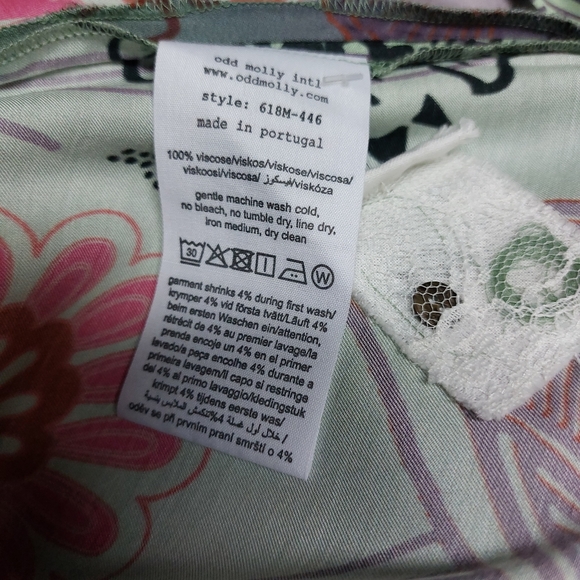 Odd Molly Viscose Halter Midi Dress Size S - Picture 12 of 13